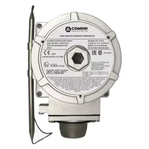 Modelo de AHB Termostato de Superficie. Marca Comind Industries